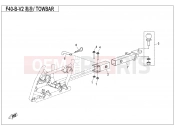 CFMOTO CFORCE 450 (CF400AU-A) TOWBAR (SPLIT) - F40-B-V2