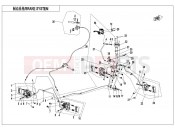 CFMOTO CFORCE 450 (CF400AU-A) BRAKE SYSTEM(LH,ASSEMBLED,ORDINARY)