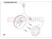 CFMOTO CFORCE 450 (CF400AU-A) MAGNETO STATOR ASSY(HIGH POWER) - E03-B
