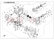 FRONT AXLE - F31-V2 - CFMOTO CFORCE 450 (CF400AU-B) 2017