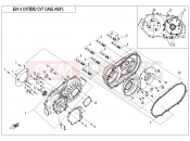 CVT CASE ASSY. - E01-3 - CFMOTO CFORCE 450 (CF400AU-B) 2017