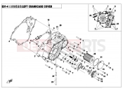 LEFT CRANKCASE COVER ASSY - E01-4 - CFMOTO CFORCE 450 (CF400AU-B) 2017