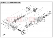 TRANSMISSION SYSTEM(2) - E06-2 - CFMOTO CFORCE 450 (CF400AU-B) 2017