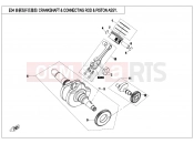 CRANKSHAFT @^ CONNECTING ROD @^ PISTON ASSY. - E04-V1 - CFMOTO CFORCE 450 (CF400AU-B) 2021