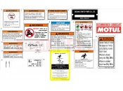 CFMOTO 2021 ATV CFORCE 625 (CF600AU-3S) WARNING DECAL(INTERNATIONAL) - F19-2-C