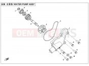 CFMOTO 2021 ATV CFORCE 625 (CF600AU-3S) WATER PUMP ASSY - E08