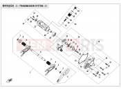CFMOTO 2018 ATV CFORCE 850 (CF800AU-2A) TRANSMISSION SYSTEM(2) - E06-3