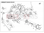 CFMOTO 2025 UTV UFORCE 1000 (CF1000UTR-3) LEFT CRANKCASE COVER ASSY. - E01-4-V4