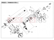 CFMOTO 2019 UTV UFORCE 1000 (CF1000UU) TRANSMISSION SYSTEM(2) - E06-2-V2
