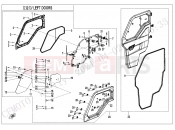 CFMOTO 2021 UTV UFORCE 1000 (CF1000UU) LEFT DOORS - F37-1-A-V4