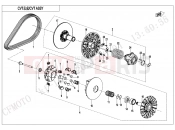 CFMOTO 2021 UTV UFORCE 1000 (CF1000UU) CVT ASSY(FOR DOWNHILL BRAKING) - E05-B