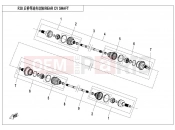 CFMOTO UFORCE 550 (CF500UTR-2) REAR CV SHAFT