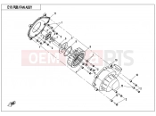 CFMOTO UFORCE 550 (CF500UTR-2) FAN ASSY - E18