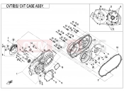 CFMOTO UFORCE 550 (CF500UTR-2) CVT CASE ASSY. - E01-3-V3