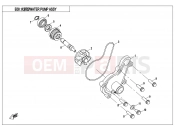 CFMOTO UFORCE 550 (CF500UTR-2) WATER PUMP ASSY - E08