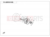 FRONT WHEEL(2017 VERSION) - F07-A - CFMOTO UFORCE 550 (CF500UU) 2018