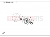 FRONT WHEEL(2018 VERSION) - F07-B - CFMOTO UFORCE 550 (CF500UU) 2018