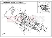 LEFT CRANKCASE COVER ASSY. - E01-4 - CFMOTO UFORCE 550 (CF500UU) 2018