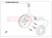 MAGNETO STATOR ASSY(WITH EPS) - E03-B - CFMOTO UFORCE 550 (CF500UU) 2018