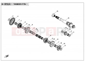 TRANSMISSION SYSTEMï¼1ï¼ - E06-1 - CFMOTO UFORCE 550 (CF500UU) 2018