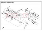 TRANSMISSION SYSTEM (3) - E06-3 - CFMOTO UFORCE 550 (CF500UU) 2018