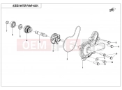 CFMOTO 2021 UTV UFORCE 600 (CF600UTR [T1b] ) WATER PUMP ASSY - E08