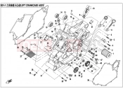 CFMOTO UFORCE 800 (CF800-3) LEFT CRANKCASE ASSY - E01-1