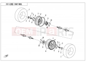 CFMOTO UFORCE 800 (CF800-3) FRONT WHEEL