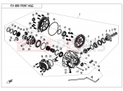 CFMOTO 2017 UTV UFORCE 800 (CF800-3) FRONT AXLE - F31