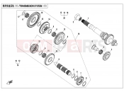 CFMOTO UFORCE 800 (CF800-3) TRANSMISSION SYSTEM(1) - E06-1-V2