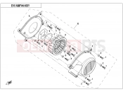 CFMOTO UFORCE 800 (CF800-3) FAN ASSY. - E18