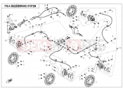 CFMOTO UFORCE 800 (CF800-3) BRAKE SYSTEM(2017) - F08-A