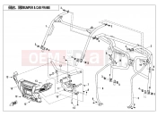 CFMOTO UFORCE 800 (CF800-3) BUMPER @^ CAB FRAME