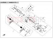 CFMOTO UFORCE 800 (CF800UTR-2) TRANSMISSION SYSTEM(â¢) - E06-3