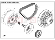 CFMOTO 2018 UTV UFORCE 800 (CF800UTR-2) CLUTCH @^ CVT ASSY. - E05