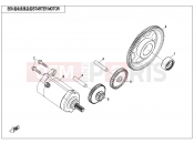 CFMOTO UFORCE 800 (CF800UU-A) STARTER MOTOR - E09