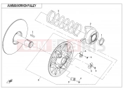 CFMOTO 2016 UTV UFORCE 800 (CF800UU-A) DRIVEN PULLEY(CVtech) - E05-2-B