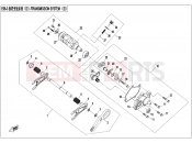 CFMOTO UFORCE 800 (CF800UU-A) TRANSMISSION SYSTEM(3) - E06-3-V1