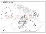 CFMOTO UFORCE 800 (CF800UU-A) DRIVEN PULLEY(HL) - E05-2-A