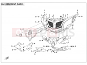 FRONT PLASTICS 1 - F04-1 - CFMOTO ZFORCE 1000 (CF1000US-2) 2017
