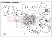 LEFT CRANKCASE ASSY - E01-1-V2 - CFMOTO ZFORCE 1000 (CF1000US-2) 2017