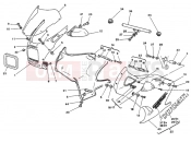 DUCATI Supersport 600 SS DM 003552&GT; FAIRING » PLASTICS