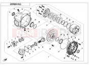 CFMOTO ZFORCE 1000 (CF1000US-2) REAR AXLE(AUTOMATIC DIFFERENTIAL LOCK) - F33-A-V3