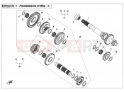 CFMOTO 2021 SSV ZFORCE 1000 (CF1000UTR-2) TRANSMISSION SYSTEM(1) - E06-1-V2