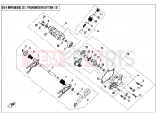 CFMOTO 2021 SSV ZFORCE 1000 (CF1000UTR-2) TRANSMISSION SYSTEM(3) - E06-3-V2