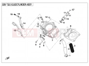 CFMOTO ZFORCE 600 (CF600-3) CYLINDER BODY - E09