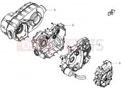 CRANKCASE ASSY - E01 - CFMOTO ZFORCE 600 (CF625-3) 2012