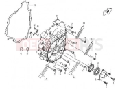 CRANKCASE COVER (LEFT) - E05 - CFMOTO ZFORCE 600 (CF625-3) 2012