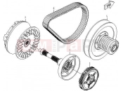 CLUTCH @^ CVT - E13 - CFMOTO ZFORCE 600 (CF625-3) 2012