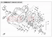 CFMOTO ZFORCE 800 (CF800) LEFT CRANKCASE COVER ASSY - E01-5
